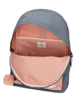 Pepe Jeans Rugzak Grijs/lichtroze - (B)31 X (H)44 X (D)17,5 Cm -Gstar Kleding Winkel pepe jeans rugzak grijs lichtroze b 31 x h 44 x d 17 5 cm 4