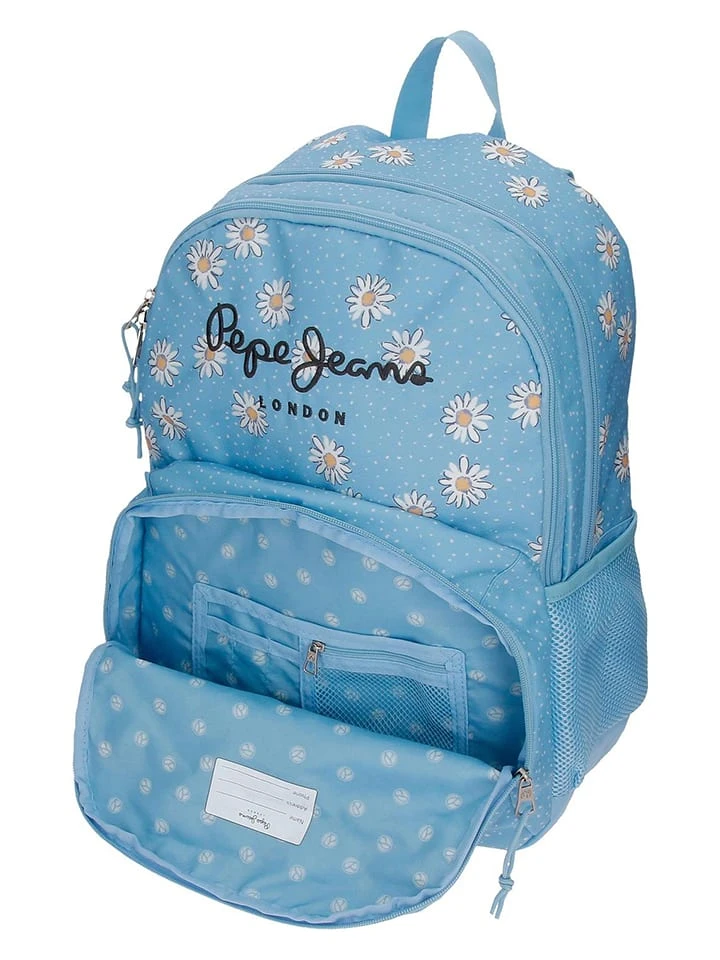 Pepe Jeans Rugzak Lichtblauw - (B)31 X (H)46 X (D)16 Cm 4 Pepe Jeans Rugzak Lichtblauw - (B)31 X (H)46 X (D)16 Cm - Afbeelding 2