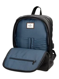 Pepe Jeans Rugzak Zwart - (B)25 X (H)36 X (D)14 Cm -Gstar Kleding Winkel pepe jeans rugzak zwart b 25 x h 36 x d 14 cm 4
