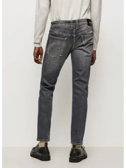 Pepe Jeans Spijkerbroek "Hatch" - Slim Fit - Antraciet -Gstar Kleding Winkel pepe jeans spijkerbroek hatch slim fit antraciet 1