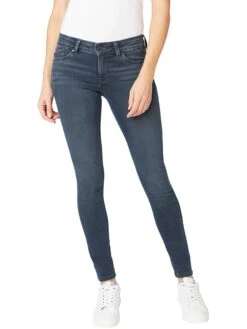 Pepe Jeans Spijkerbroek "Pixie" - Skinny Fit - Donkerblauw