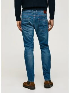 Pepe Jeans Spijkerbroek "Spike" - Slim Fit - Blauw -Gstar Kleding Winkel pepe jeans spijkerbroek spike slim fit blauw 1