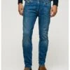 Pepe Jeans Spijkerbroek "Spike" - Slim Fit - Blauw -Gstar Kleding Winkel pepe jeans spijkerbroek spike slim fit blauw