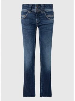 Pepe Jeans Spijkerbroek "Venus" - Slim Fit - Blauw -Gstar Kleding Winkel pepe jeans spijkerbroek venus slim fit blauw 2