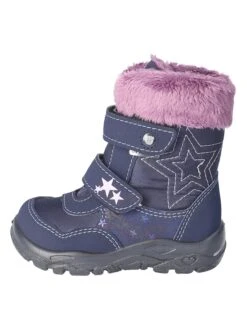 Boots "Finja" Donkerblauw/lila