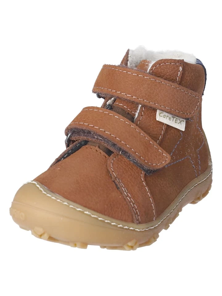 Leren Boots "Donny" Lichtbruin/blauw 4 Leren Boots "Donny" Lichtbruin/blauw - Afbeelding 2