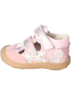 Leren Enkelsandalen "Ebi" Lichtroze