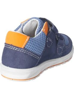 Leren Sneakers "Nuro" Donkerblauw/oranje -Gstar Kleding Winkel pepino leren sneakers nuro donkerblauw oranje 2