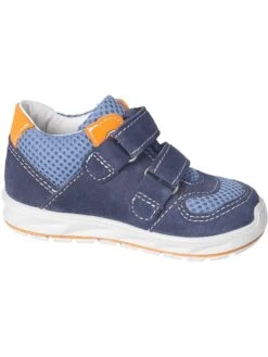 Leren Sneakers "Nuro" Donkerblauw/oranje -Gstar Kleding Winkel pepino leren sneakers nuro donkerblauw oranje 3