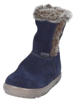 Leren Winterlaarzen "Usky" Donkerblauw/beige -Gstar Kleding Winkel pepino leren winterlaarzen usky donkerblauw beige 1