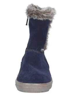 Leren Winterlaarzen "Usky" Donkerblauw/beige -Gstar Kleding Winkel pepino leren winterlaarzen usky donkerblauw beige 2