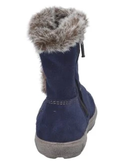 Leren Winterlaarzen "Usky" Donkerblauw/beige -Gstar Kleding Winkel pepino leren winterlaarzen usky donkerblauw beige 3