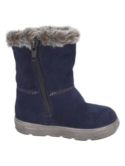 Leren Winterlaarzen "Usky" Donkerblauw/beige -Gstar Kleding Winkel pepino leren winterlaarzen usky donkerblauw beige 4
