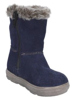 Leren Winterlaarzen "Usky" Donkerblauw/beige -Gstar Kleding Winkel pepino leren winterlaarzen usky donkerblauw beige 5