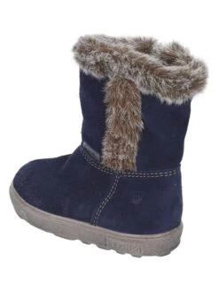Leren Winterlaarzen "Usky" Donkerblauw/beige -Gstar Kleding Winkel pepino leren winterlaarzen usky donkerblauw beige 6
