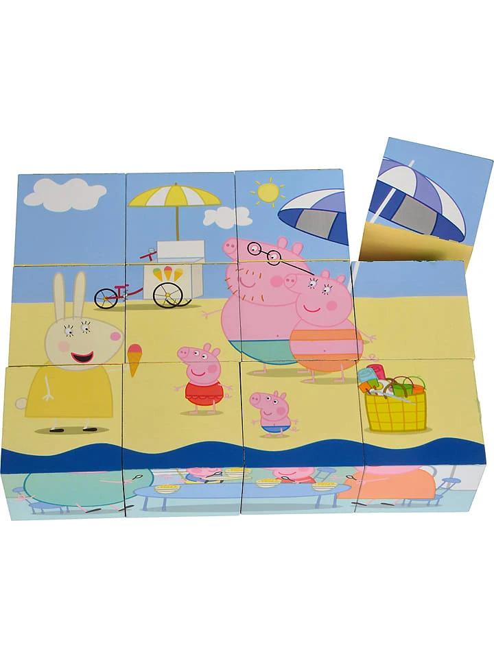 Dobbelstenen Met Afbeeldingen "Peppa Pig" - Vanaf 3 Jaar 5 Dobbelstenen Met Afbeeldingen "Peppa Pig" - Vanaf 3 Jaar - Afbeelding 3