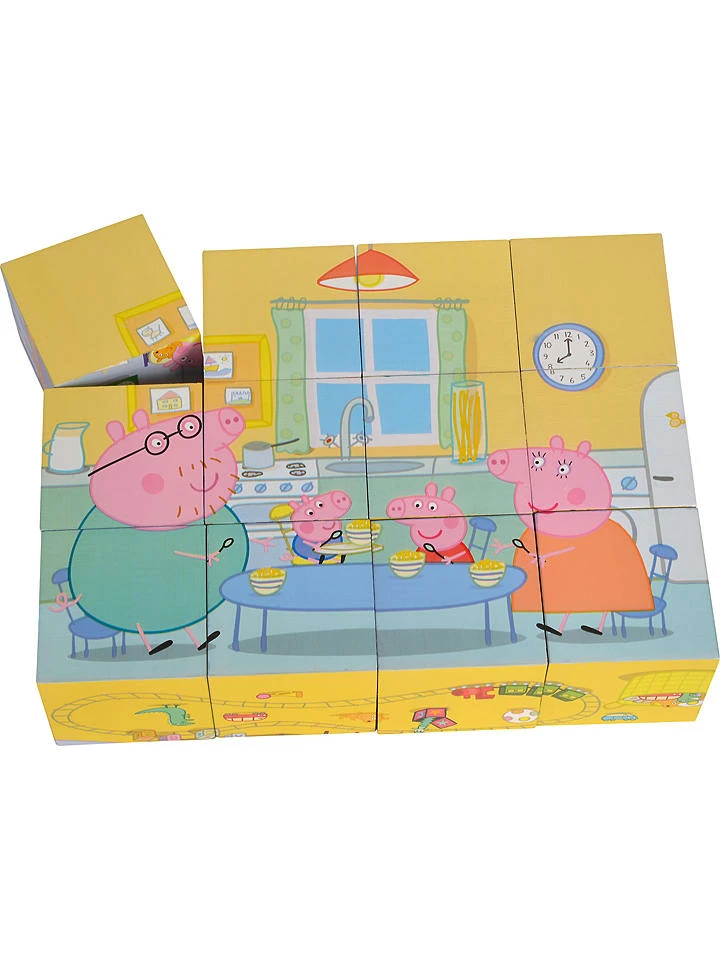 Dobbelstenen Met Afbeeldingen "Peppa Pig" - Vanaf 3 Jaar 6 Dobbelstenen Met Afbeeldingen "Peppa Pig" - Vanaf 3 Jaar - Afbeelding 4
