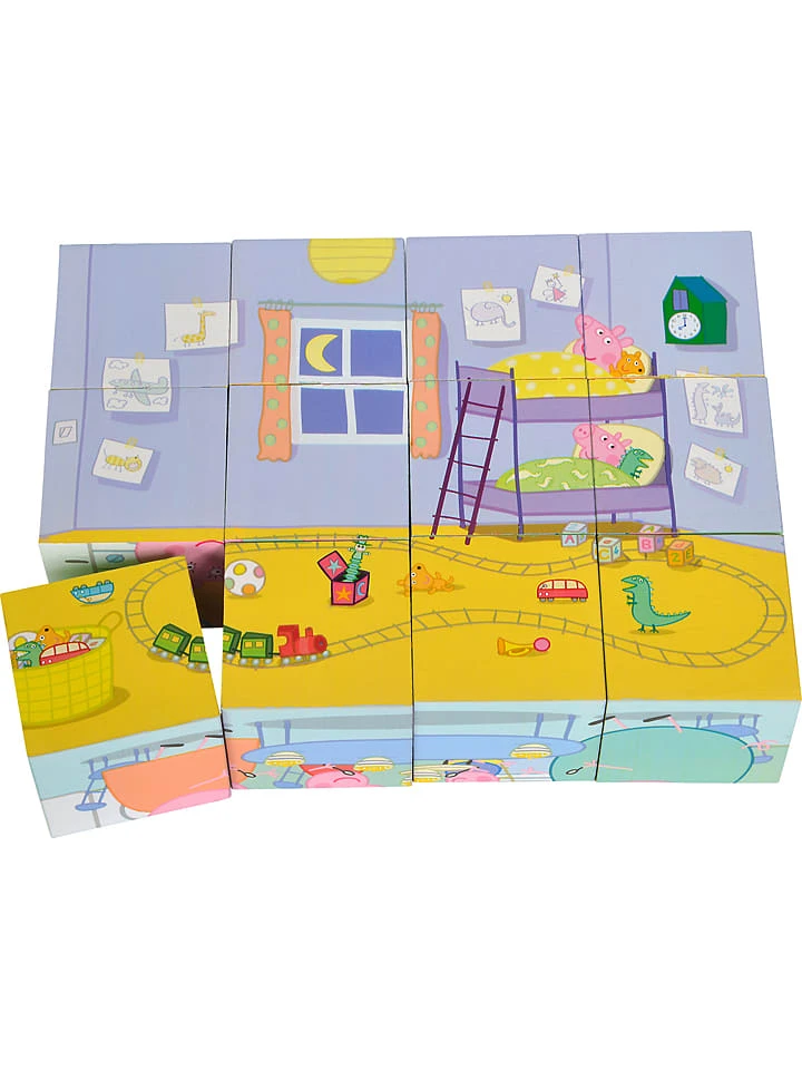 Dobbelstenen Met Afbeeldingen "Peppa Pig" - Vanaf 3 Jaar 7 Dobbelstenen Met Afbeeldingen "Peppa Pig" - Vanaf 3 Jaar - Afbeelding 5
