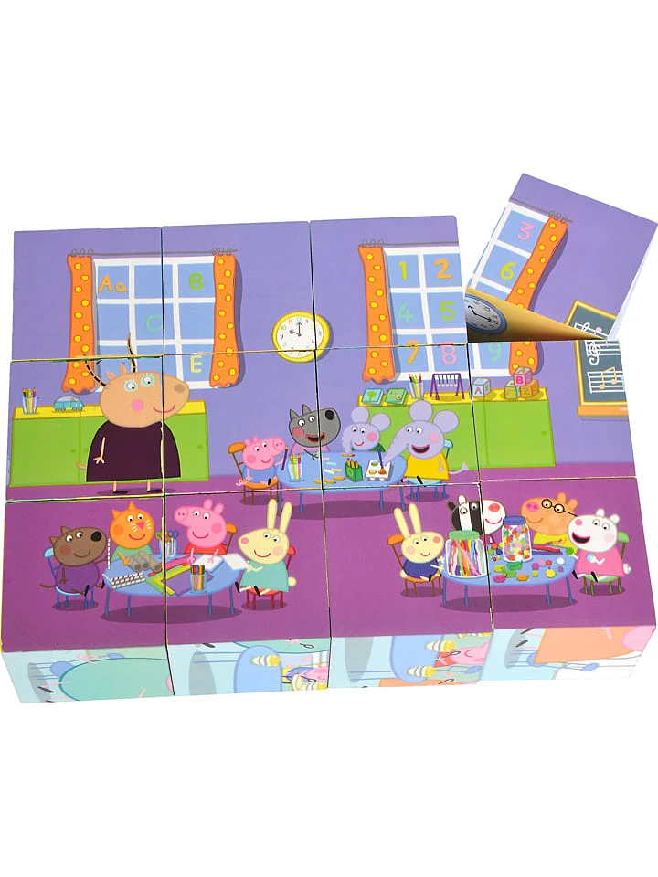 Dobbelstenen Met Afbeeldingen "Peppa Pig" - Vanaf 3 Jaar 9 Dobbelstenen Met Afbeeldingen "Peppa Pig" - Vanaf 3 Jaar - Afbeelding 7