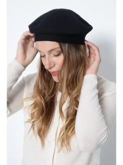 Kasjmieren Beanie "Cloe" Zwart -Gstar Kleding Winkel perfect cashmere kasjmieren beanie cloe zwart 1