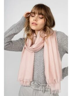 Kasjmieren Sjaal "Chaliona" Lichtroze - (L)170 X (B)30 Cm -Gstar Kleding Winkel perfect cashmere kasjmieren sjaal chaliona lichtroze l 170 x b 30 cm 3