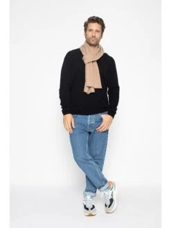 Kasjmieren Sjaal "Kelly" Beige - (L)200 X (B)30 Cm -Gstar Kleding Winkel perfect cashmere kasjmieren sjaal kelly beige l 200 x b 30 cm 2