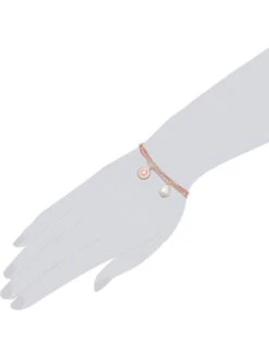 Rosévergulde Armband Met Parels En Hanger -Gstar Kleding Winkel perldor rosevergulde armband met parels en hanger 1