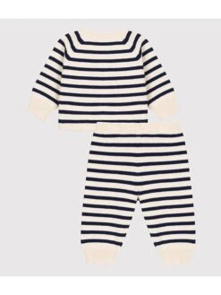 PETIT BATEAU 2-delige Outfit Beige/donkerblauw -Gstar Kleding Winkel petit bateau 2 delige outfit beige donkerblauw 1