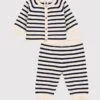 PETIT BATEAU 2-delige Outfit Beige/donkerblauw -Gstar Kleding Winkel petit bateau 2 delige outfit beige donkerblauw