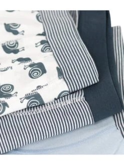 PETIT BATEAU 3-delige Set: Boxershorts Donkerblauw/wit -Gstar Kleding Winkel petit bateau 3 delige set boxershorts donkerblauw wit 2