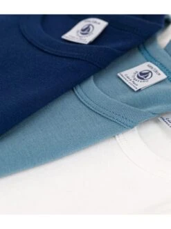 PETIT BATEAU 3-delige Set: Onderhemden Blauw/wit -Gstar Kleding Winkel petit bateau 3 delige set onderhemden blauw wit 2