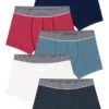 PETIT BATEAU 5-delige Set: Boxershorts Blauw/rood/wit -Gstar Kleding Winkel petit bateau 5 delige set boxershorts blauw rood wit