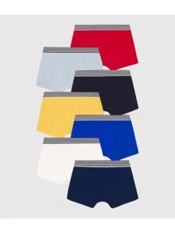 PETIT BATEAU 7-delige Set: Boxershorts Rood/zwart/blauw -Gstar Kleding Winkel petit bateau 7 delige set boxershorts rood zwart blauw 1