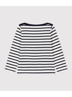 PETIT BATEAU Longsleeve Wit/zwart -Gstar Kleding Winkel petit bateau longsleeve wit zwart 1