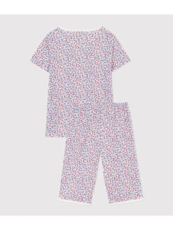 PETIT BATEAU Pyjama Blauw/rood -Gstar Kleding Winkel petit bateau pyjama blauw rood 1
