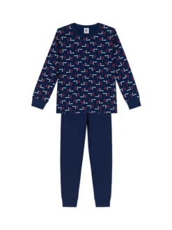 PETIT BATEAU Pyjama Donkerblauw
