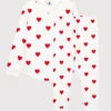 PETIT BATEAU Pyjama Wit/rood -Gstar Kleding Winkel petit bateau pyjama wit rood