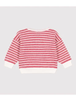 PETIT BATEAU Sweatshirt Rood/wit -Gstar Kleding Winkel petit bateau sweatshirt rood wit 1