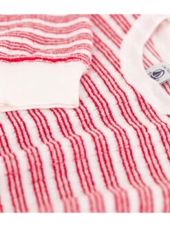 PETIT BATEAU Sweatshirt Rood/wit -Gstar Kleding Winkel petit bateau sweatshirt rood wit 2