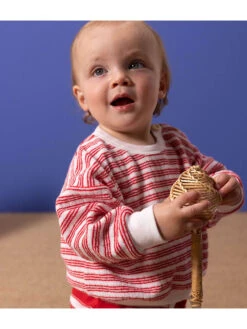 PETIT BATEAU Sweatshirt Rood/wit -Gstar Kleding Winkel petit bateau sweatshirt rood wit 3