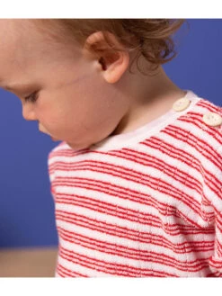 PETIT BATEAU Sweatshirt Rood/wit -Gstar Kleding Winkel petit bateau sweatshirt rood wit 4