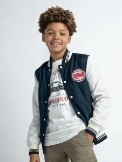 Blouson Donkerblauw/wit -Gstar Kleding Winkel petrol blouson donkerblauw wit 2