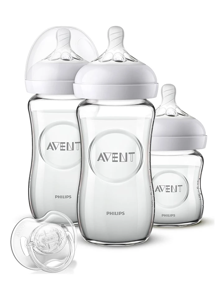 PHILIPS AVENT 5-delige Set: Babyflessen "Natural" 4 PHILIPS AVENT 5-delige Set: Babyflessen "Natural" - Afbeelding 2