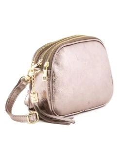 Leren Schoudertas "Monte Sparagio" Roségoudkleurig - (B)23 X (H)17 X (D)7 Cm -Gstar Kleding Winkel pia sassi leren schoudertas monte sparagio rosegoudkleurig b 23 x h 17 x d 7 cm 2