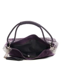 Leren Schoudertas Pruimkleurig - (B)40 X (H)38 X (D)14 Cm -Gstar Kleding Winkel pia sassi leren schoudertas pruimkleurig b 40 x h 38 x d 14 cm 2