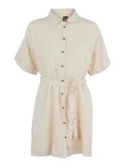 Pieces Lange Blouse Crème