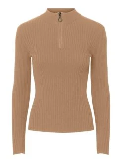 Pieces Trui "Crista" Camel