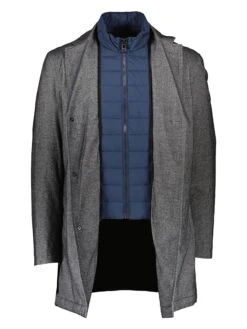 Pierre Cardin Tussenmantel 2-in-1 Grijs/blauw -Gstar Kleding Winkel pierre cardin tussenmantel 2 in 1 grijs blauw 2