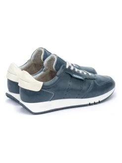 Pikolinos Leren Sneakers "Barcelona" Blauw -Gstar Kleding Winkel pikolinos leren sneakers barcelona blauw 1