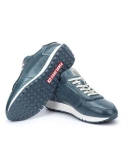 Pikolinos Leren Sneakers "Barcelona" Blauw -Gstar Kleding Winkel pikolinos leren sneakers barcelona blauw 5